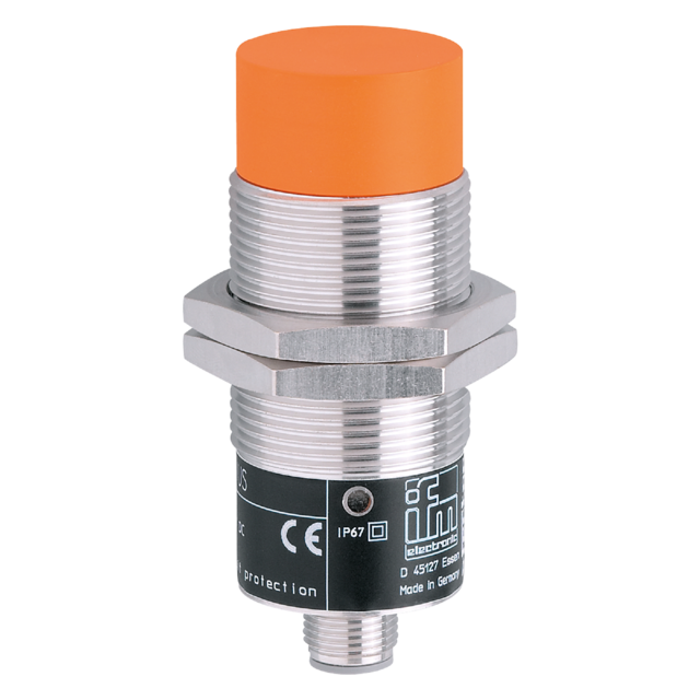 II0295: Induktiver Sensor; M30 x 1,5 / L = 78 mm; Schaltabstand 15 mm nicht bünd