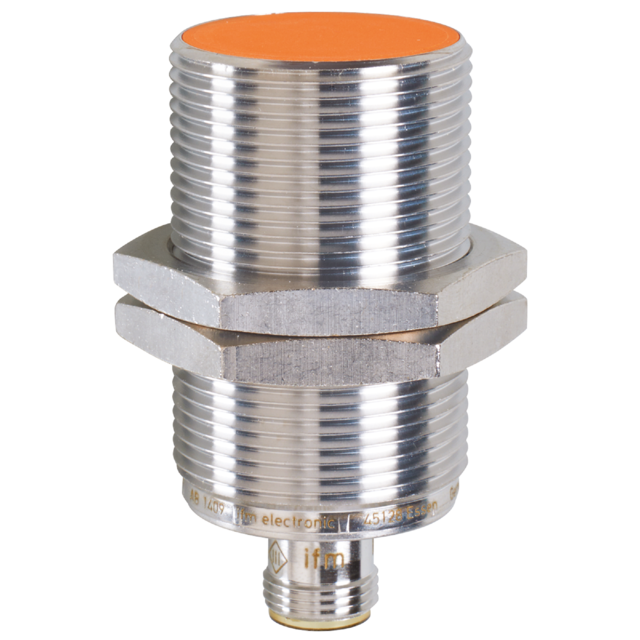 II7102: Induktiver Sensor; M30 x 1,5 / L = 60 mm; Schaltabstand 10 mm bündig ein
