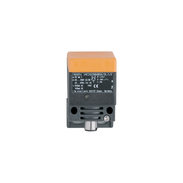 IM0054: Induktiver Sensor; 40 x 40 x 66 mm; Schaltabstand 20 mm bündig einbaubar