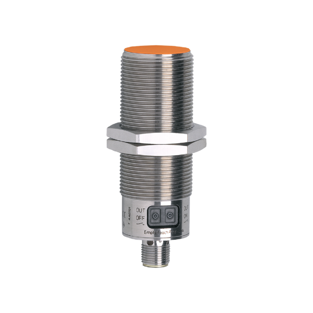 KI5085: Kapazitiver Sensor; M30 x 1,5 / L = 90 mm; Schaltabstand 8 mm bündig ein