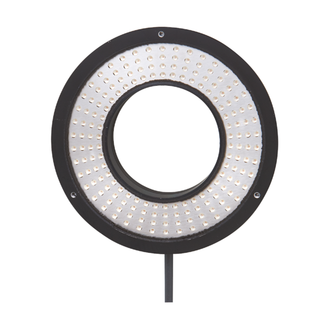 O2D919: Beleuchtungseinheit; Ø 122 / L = 20,5 mm; Weißlicht; Anschlussleitung mi