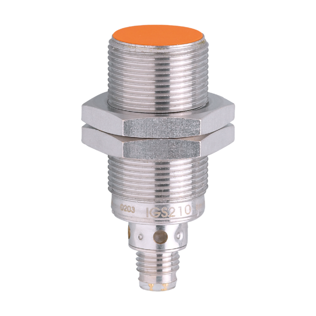 IGS210: Induktiver Sensor; M18 x 1 / L = 46 mm; Schaltabstand 8 mm bündig einbau