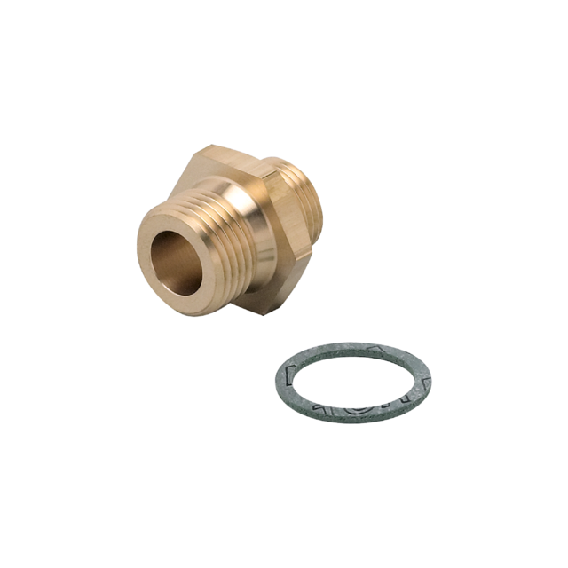 E40097: Einschraubadapter für Prozesssensoren; M18 x 1,5 mm; Sensorikanschluss M
