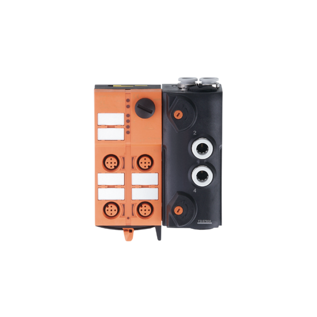 AC5243: AS-i Pneumatikmodul; 108 x 85 x 50 mm; AirBox 2x3/2 4DI-Y IP67 AUX; Stec