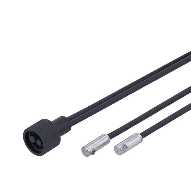 E20228: Einweglichtschranke; Tastkopfdurchmesser 5 mm; Gesamtlänge 600 mm; Umgeb
