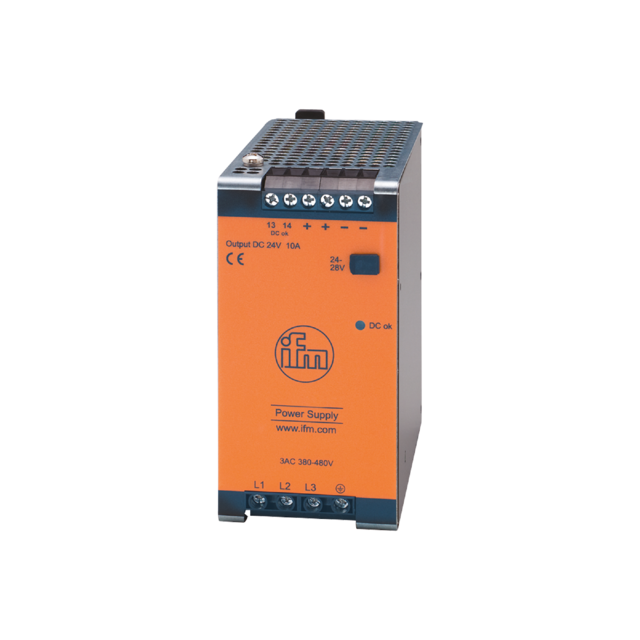 DN4033: Schaltnetzteil 24 V DC; 10 A; Eingangsspannung AC 380...480 V; 124 x 62