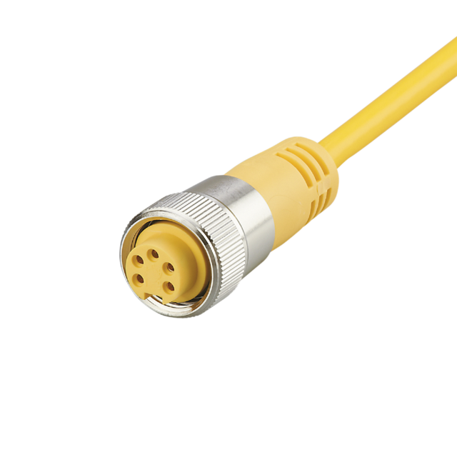 E11246: Anschlusskabel mit Buchse; Betriebsspannung < 250 V AC; 5 m; PVC; IP 68