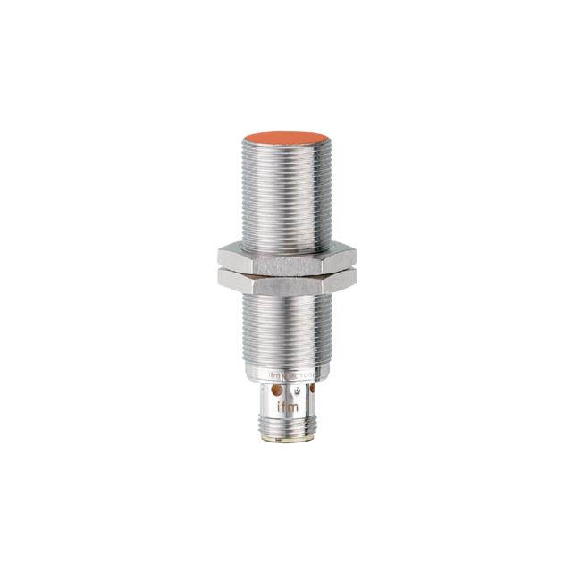 IG6086: Induktiver Sensor; M18 x 1 / L = 60 mm; Messbereich 0,5...5 mm; Analogau