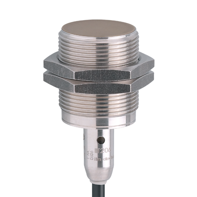 IIT206: Induktiver Sensor; M30 x 1,5 / L = 59 mm; Schaltabstand 14 mm bündig ein