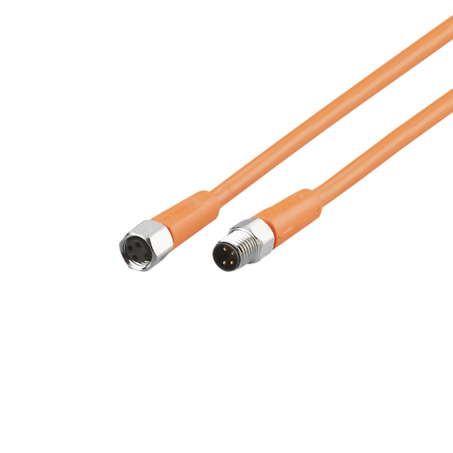 EVT205: Verbindungskabel; Betriebsspannung < 50 V AC; 2 m; PVC; IP 65; IP 67; IP