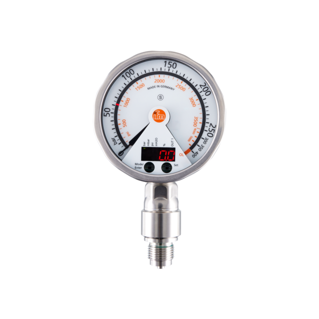 PG2451: Elektronischer Drucksensor mit analoger Anzeige; 0...250 bar; 0...3625 p