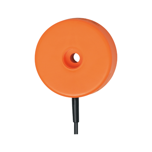 I12001: Induktiver Sensor; Ø 100 / L = 40 mm; Schaltabstand 20...70 mm nicht bün