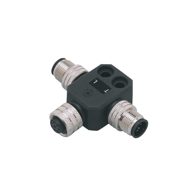 E11627: T-Verteiler; Betriebsspannung < 30 V AC; Gehäusewerkstoffe Gehäuse: PUR;