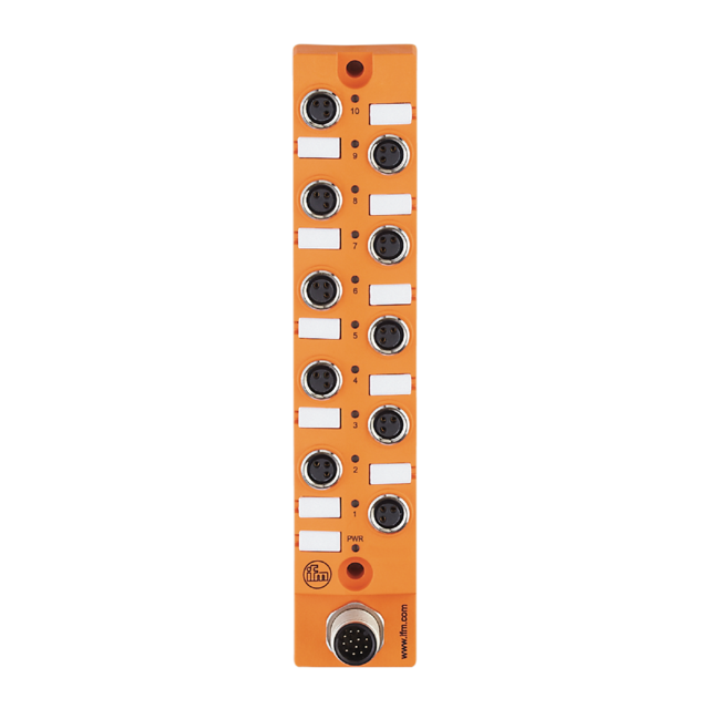 EBC139: Zentralverteiler; M8; 10; PNP; Gehäusewerkstoffe Gehäuse: PBT-GF20; IP 6