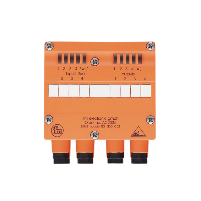 AC2035: AS-i Eingangs-/Ausgangsmodul; 102 x 91 x 71 mm; EEMS/Module/4DI/4DO/T/CC