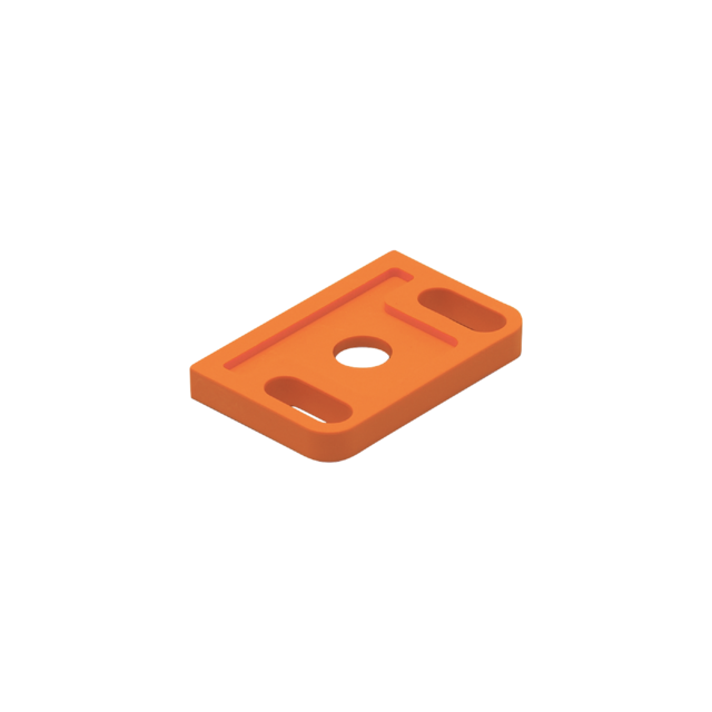 E10585: Distanzplatte für induktive Sensoren; 5 x 40 x 26 mm