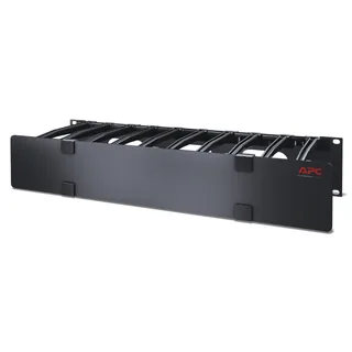 Schneider Electric AR8606 – Horizontaler Kabelmanager, 2 HE x 6 Zoll tief, einseitig mi…