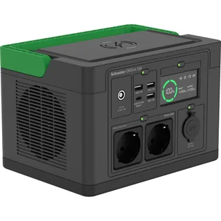 Schneider Electric PPS330-GR – Schneider tragbare OffGrid Powerstation 330, 230V, 332Wh Li…