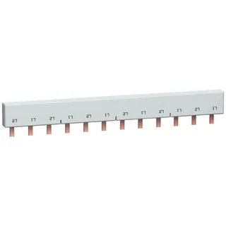 Schneider Electric 10285 – Phasenschiene Steg f. C60SP, UL 1077, 1P, 63A, 12 TE, Schri…
