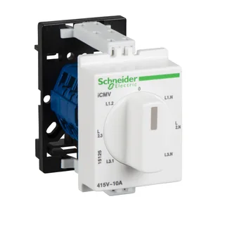 Schneider Electric 15125 – Voltmeter-Wahlschalter CMV, 10A