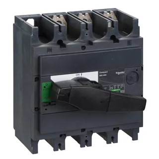 Lasttrennsch. INS400,3P, 400A/690V AC/250V DC,Drehantrieb schwarz