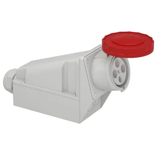 Schneider Electric 81194 – Wandsteckdose, 125A, 3p+E, 380-415 V AC, IP67