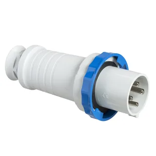 Schneider Electric 81379 – CEE Stecker, Schraubklemmen , 63A, 3p+E, 200-250 V AC, IP67