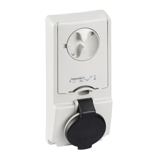 Anbausteckdose verriegelt, 16A, 3p+E, 480-500 V AC, IP44