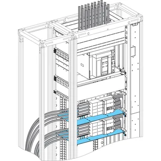 Schneider Electric 87401 – PrismaSeT-P-OKKEN, Schottung, Form3, horizontal,für DECO un…