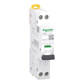 Schneider Electric A9DXG3613 – FI/LS Acti9 iCVm40N 1P+N, 1TE breit (18mm), 13A, B-Charakte…