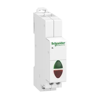 Schneider Electric A9E18335 – Doppel-Leuchtmelder iIL, LED, grün/rot, 12-48V AC/DC