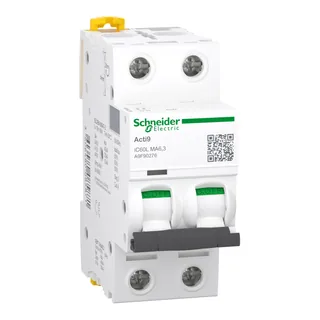 Leitungsschutzschalter iC60L, 2P, 6,3A, MA Charakteristik