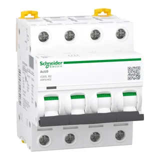Leitungsschutzschalter iC60L, 4P, 2A, B-Charakteristik, 100kA