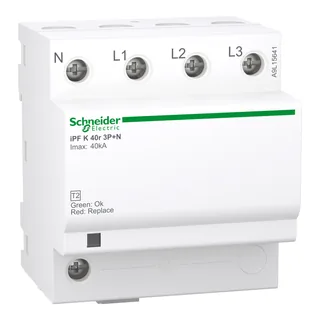 Überspannungsableiter iPF K 40, Typ 2, 3P+N, Imax 40kA, In 15kA, TT + TN-S, FM-Kontakt