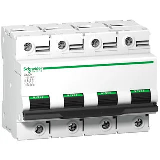 Leitungsschutzschalter C120H, 4P, 100A, C Charakteristik, 15kA