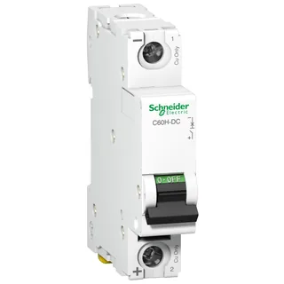 Schneider Electric A9N61514 – Leitungsschutzschalter C60H-DC, 1P, 30A, C-Charakteristik,