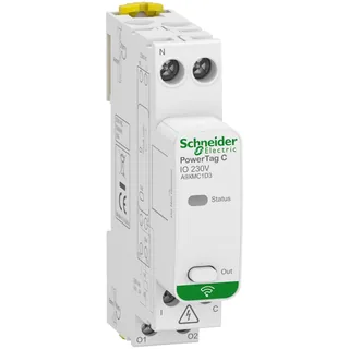 Schneider Electric A9XMC1D3 – PowerTag C IO 230V, dig. Eing. u. Ausg, Funkübertr. an Wise…