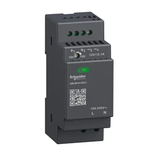 Spannungsversorgung, Modicon ABLM, Modular, getaktet, 1-phasig, 120-240V AC, 12V DC, 2,1A, 25W