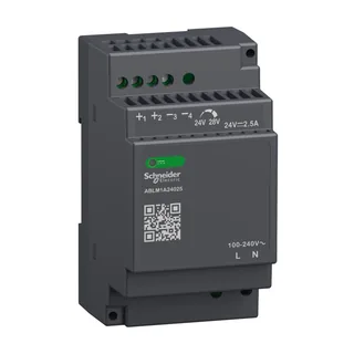 Spannungsversorgung, Modicon ABLM, Modular, getaktet, 1-phasig, 100-240V AC, 24V DC, 2,5A, 60W