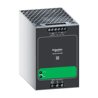Spannungsversorgung, Easy Modicon ABLSE, getaktet, 1-phasig, 100-240V AC, 48V DC, 10A, 480W, Hutschiene