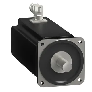 Servomotor, Lexium BMH, 190mm, 100Nm, glatte Welle IP65, Multiturn 128P/U, M40+M23 abgewinkelt, Bremse