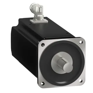 Servomotor, Lexium BMH, 190mm, 100Nm, Passfeder IP65, Singleturn 128P/U, M40+M23 abgewinkelt, Bremse