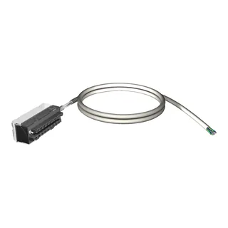 Kabelsatz, 20-Wege-Klemme, 1 Ende lose Kabel- für M340 E/A, 10m
