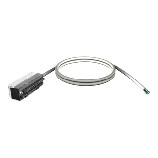 Geschirmter Kabelsatz, 20-Wege-Klemme, 1 Ende lose Kabel- für M340 E/A, 5m