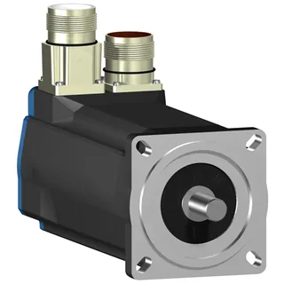Servomotor, Lexium BSH, 70mm, 1,4Nm, glatte Welle IP54, Singelturn 128P/U, 2xM23 abgewinkelt