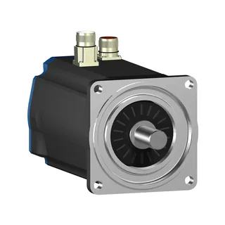 Servomotor, Lexium BSH, 140mm, 19,5Nm, Passfeder IP54, Singelturn 128P/U, M40+M23 abgewinkelt