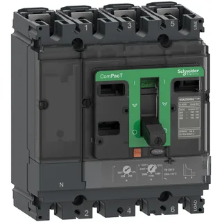 Kompaktleistungsschalter ComPacT NSX100B mit TM25D 4P4D 18-25A, 25kA/415V AC