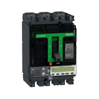Kompaktleistungsschalter ComPacT NSX100HB1 mit Micrologic 5.2 E 3P3D 100 A, 75kA/690V AC