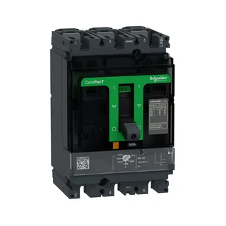Kompaktleistungsschalter ComPacT NSX100HB1 mit MA 3P3D 100 A, 75kA/690V AC