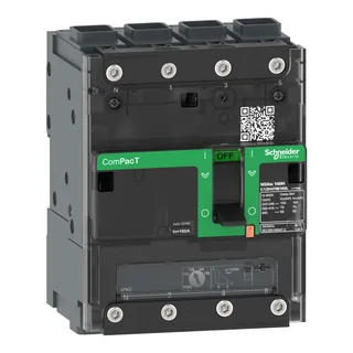 Kompaktleistungsschalter ComPacT NSXm 40 A mit TM40D 4P/4T 25kA/415V EverLink